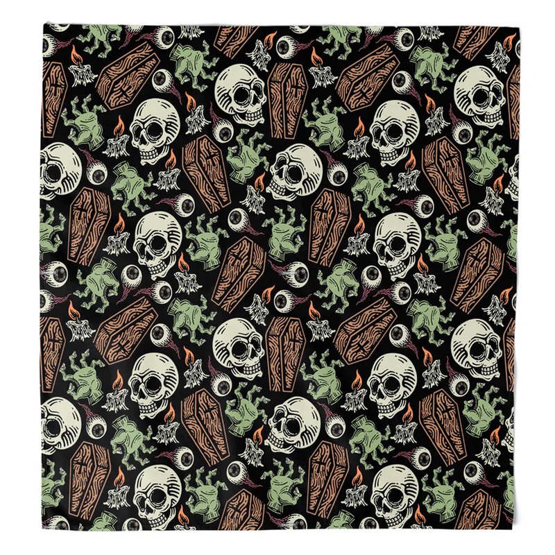 Coffins and Eyeballs Bandana