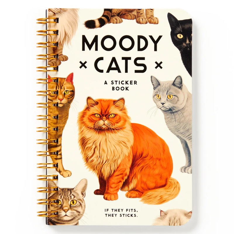 Moody Cats Sticker Book