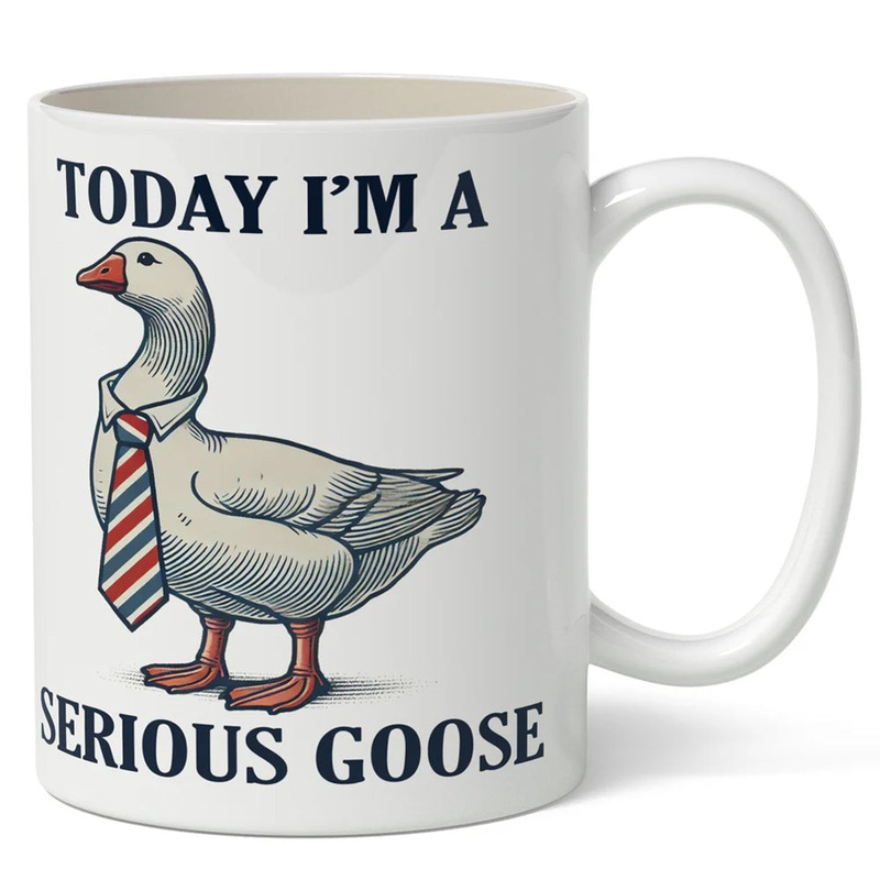Today I’m A Serious Goose Mug