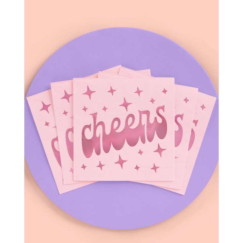 Cheers Napkins – 50 foil napkins