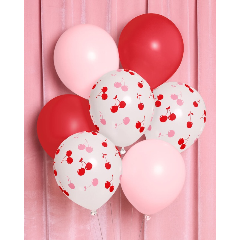 Cherry Balloon Pack – 24 latex balloons