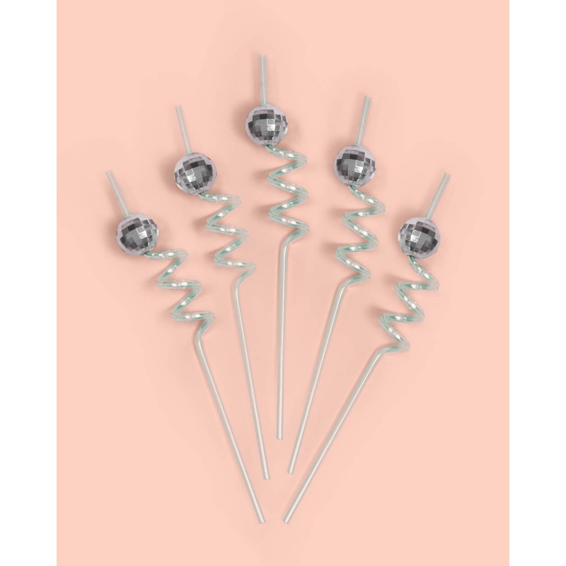 It’s Disco, Baby! Straws – 16 reusable straws