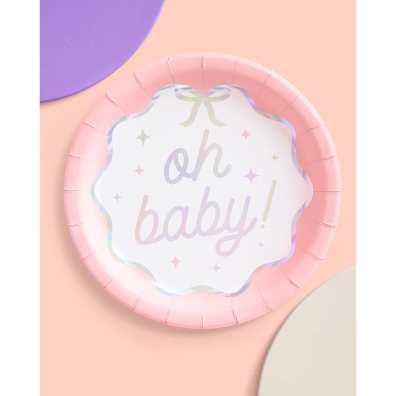 Oh Baby Plates – 25 paper plates