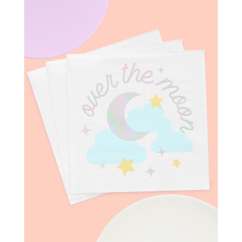 Over the Moon Napkins – 50 paper napkins