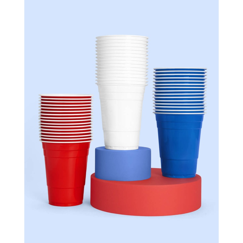 Party In The USA Cups – 50 matte 16 oz cups