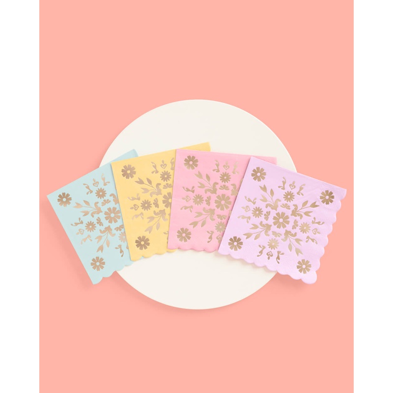 Tea Time Napkins – 24 foil napkins
