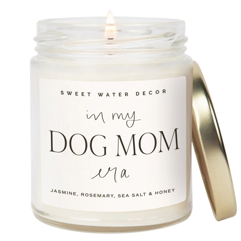 In My Dog Mom Era Soy Candle – Clear Jar – 9 oz