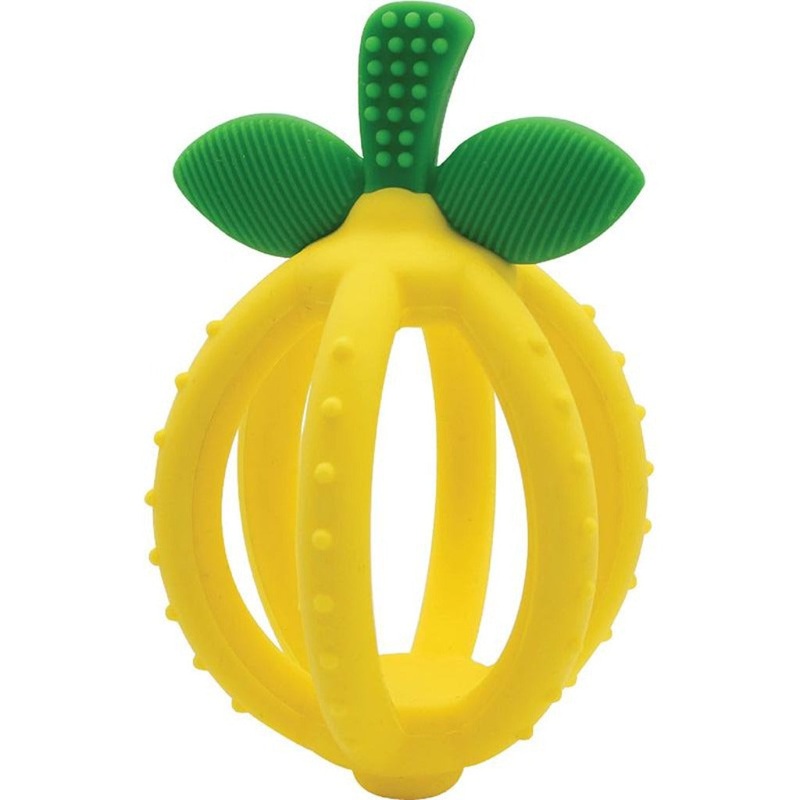 Bitzy Biter Teething Ball Baby Teether – Lemon Drop