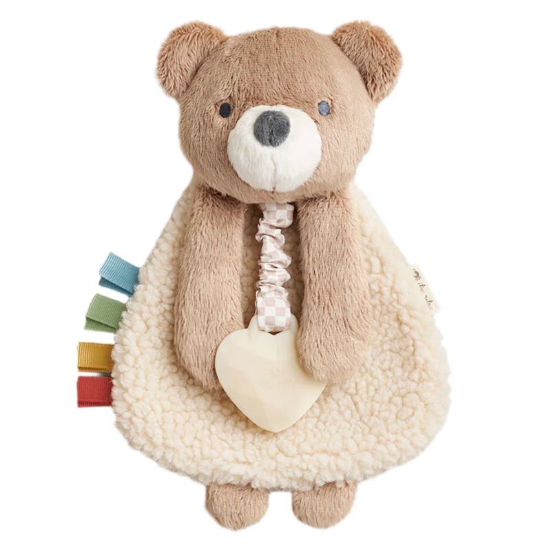 Itzy Lovey Plush and Teether Toy – Theo the Bear