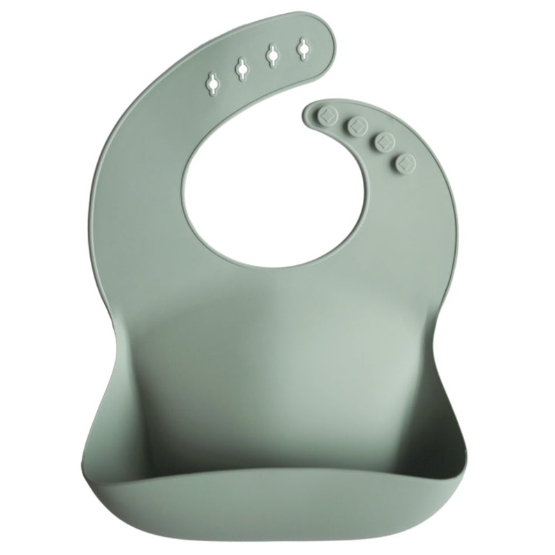 Silicone Baby Bib – Cambridge Blue