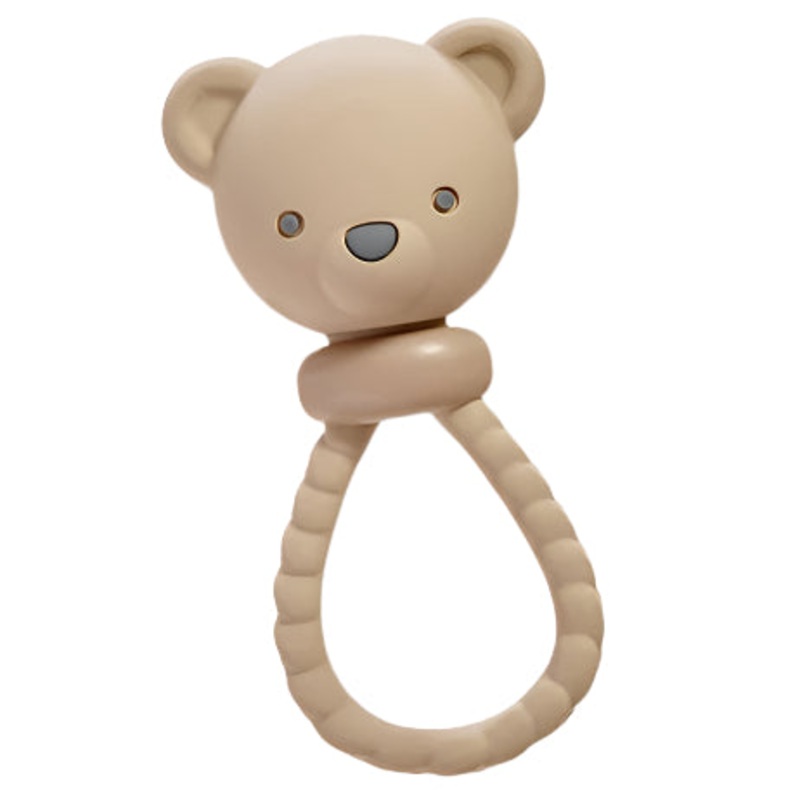 Sweetie Rattle Silicone Teether – Bear