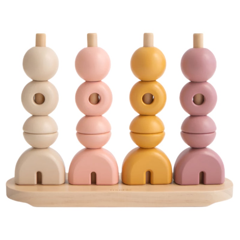 Wooden Multi Shape Stacker – Sunrise
