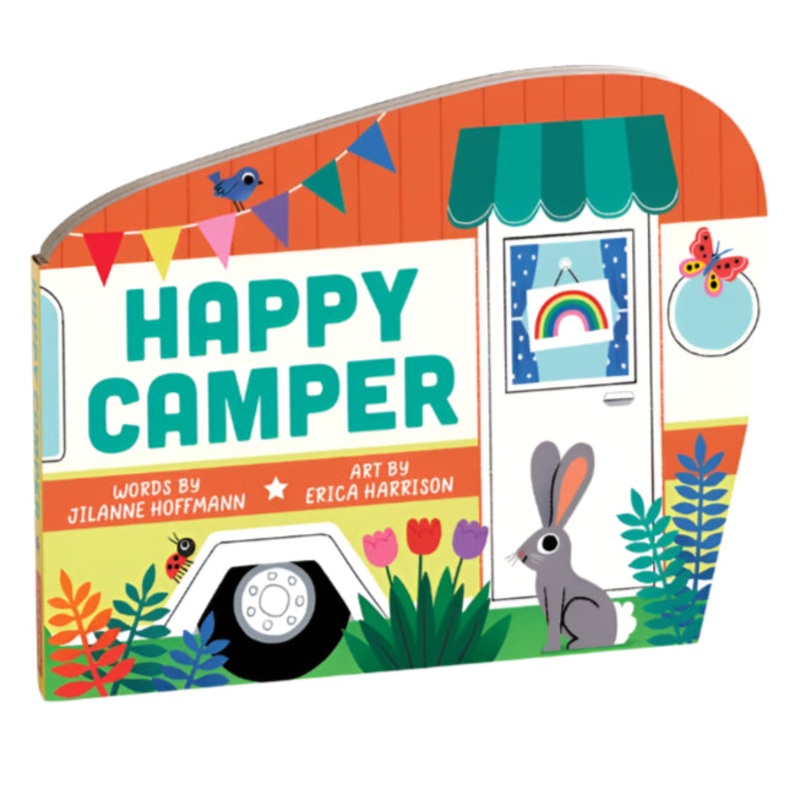Happy Camper Shaped Board Book