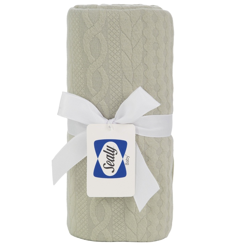 Sealy Baby Knit Blanket – Dusty Olive