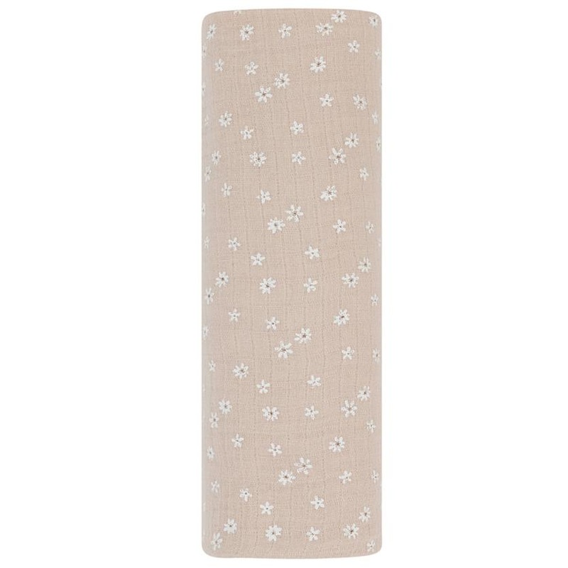 Cotton Muslin Swaddle Blanket – Ditsy Floral
