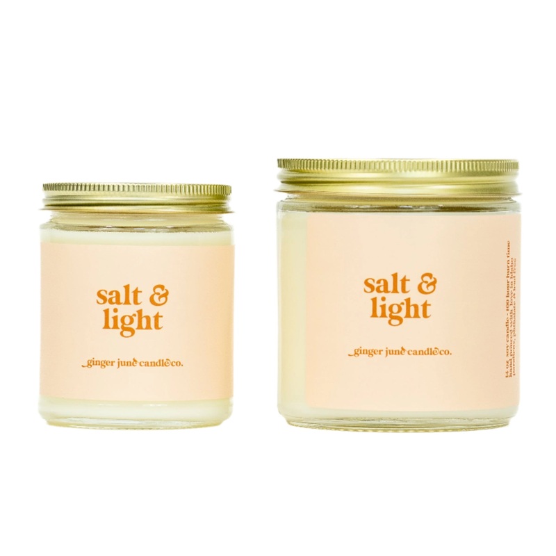 Salt + Light Candle