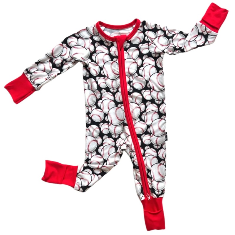 ZIP ROMPER – Baseballs