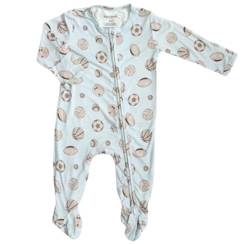 Footie Zippered One Piece – Baby Ballers