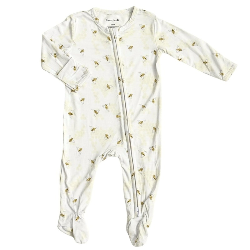 Footie Zippered One Piece – Busy Bees