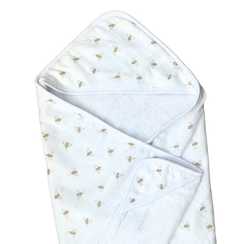 Hooded Towel – Busy Bees