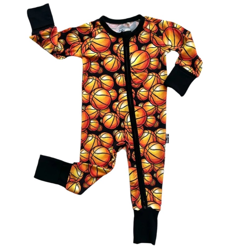Zip Romper – Basketball