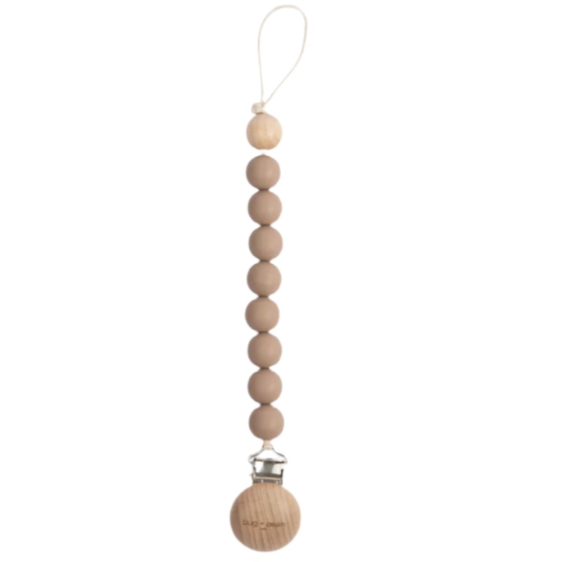 Pacifier Clip – Taupe