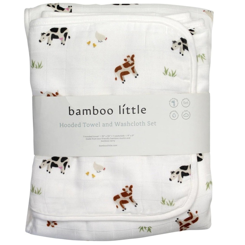 Cow Hooded Towel Set