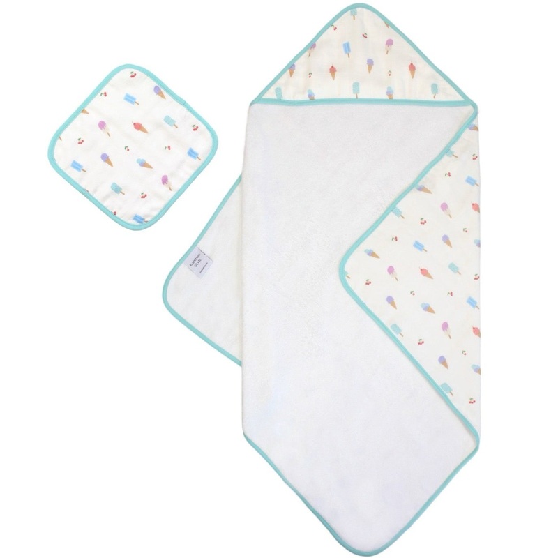 Ice Cream Hooded Towel Set