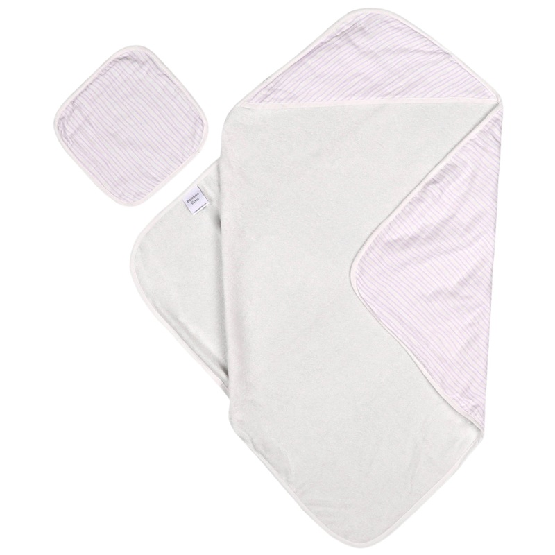 Lavender Wave Hooded Towel Set