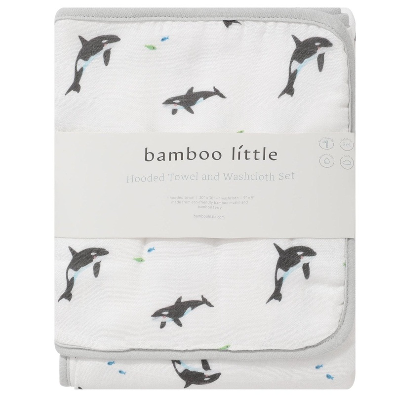 Orca Hooded Towel Set