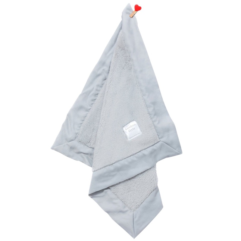 Gray Plush Security Blanket