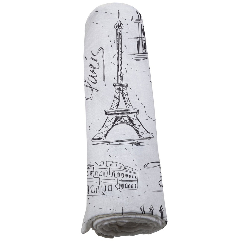 London, Paris, New York Bamboo Swaddle