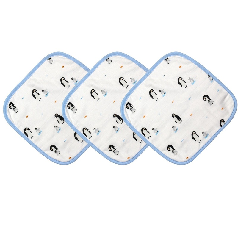 Penguin Washcloth Set