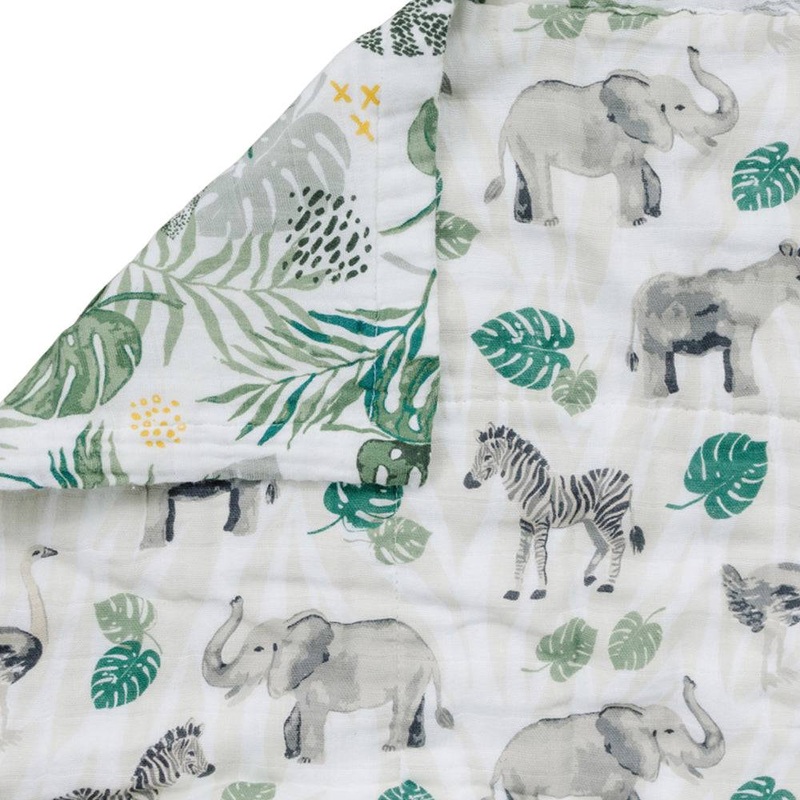 Jungle + Rainforest Classic Muslin Super Snuggle Blanket