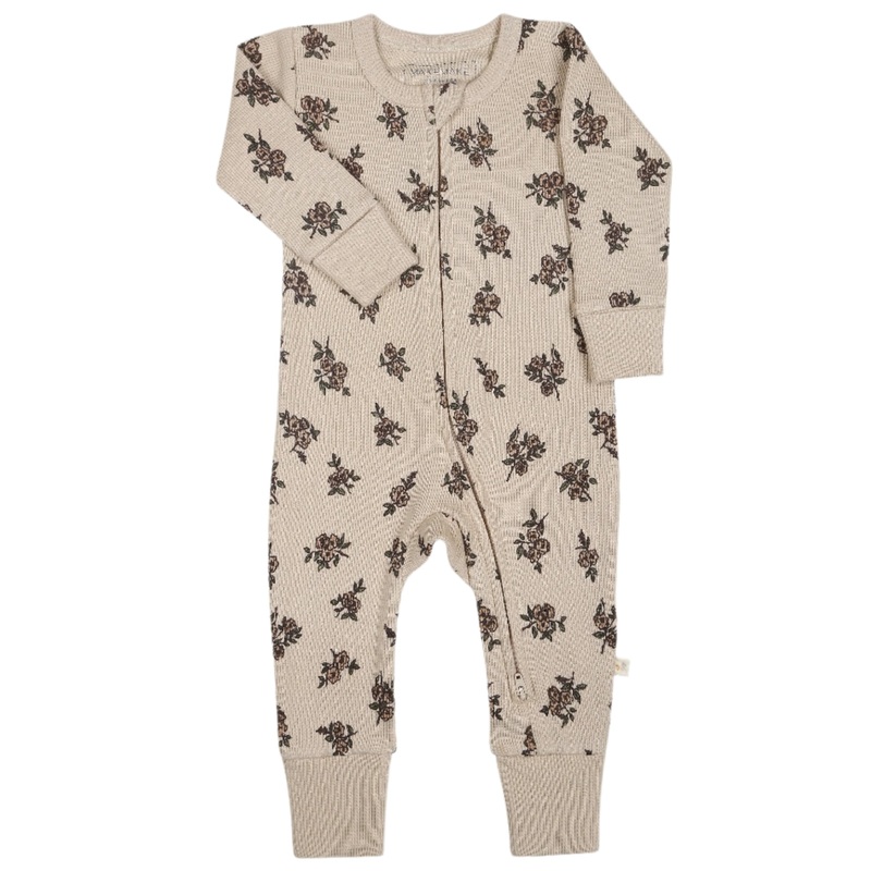 Organic 2-Way Zip Romper – Posy