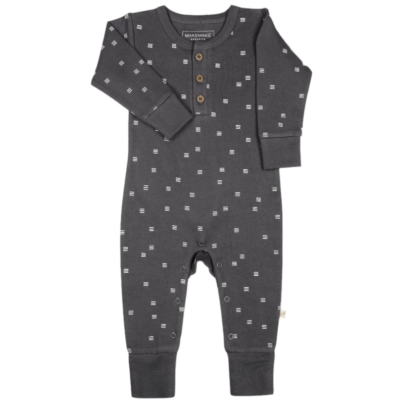 Organic Button Romper – Tribe
