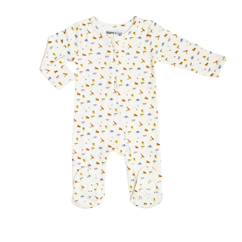 Organic Cotton Footie – Safari