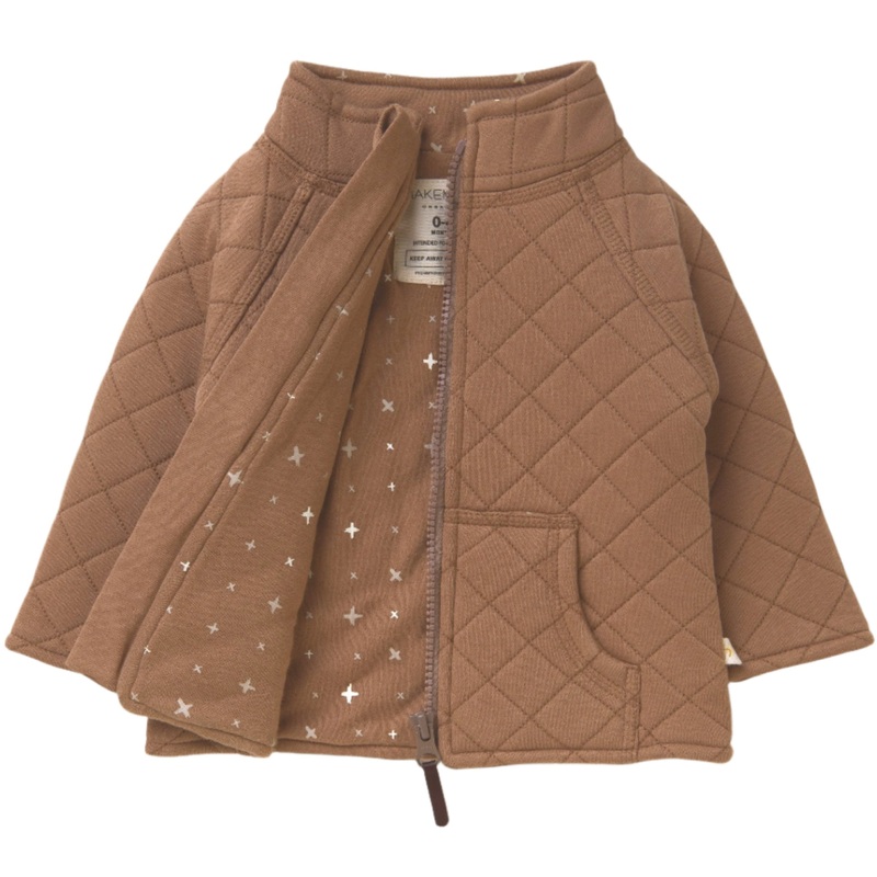 Organic Kids Merino Wool Zip Jacket – Cocoa