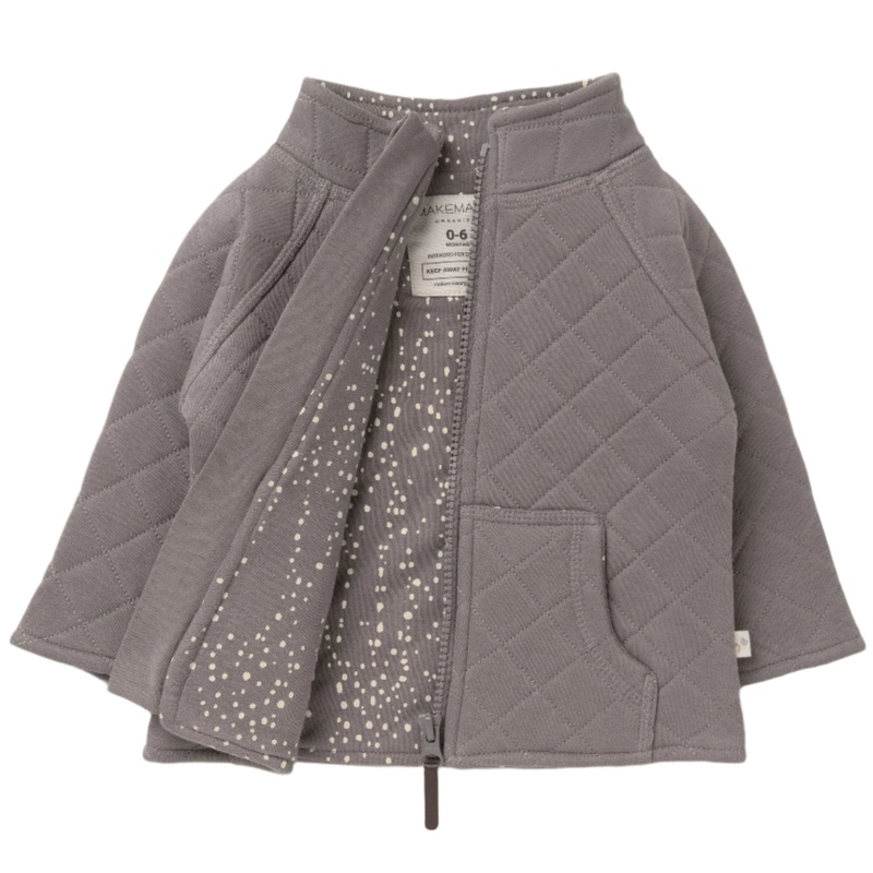 Organic Kids Merino Wool Zip Jacket – Truffle