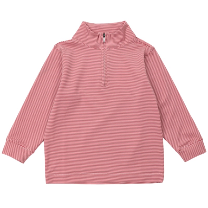 Sam Quarter Zip Pullover by LH Sport – Red Stripes