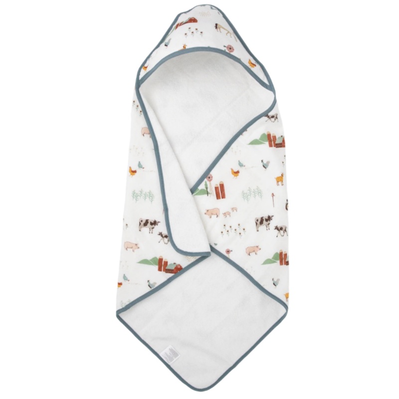 Infant Hooded Towel – Farmyard