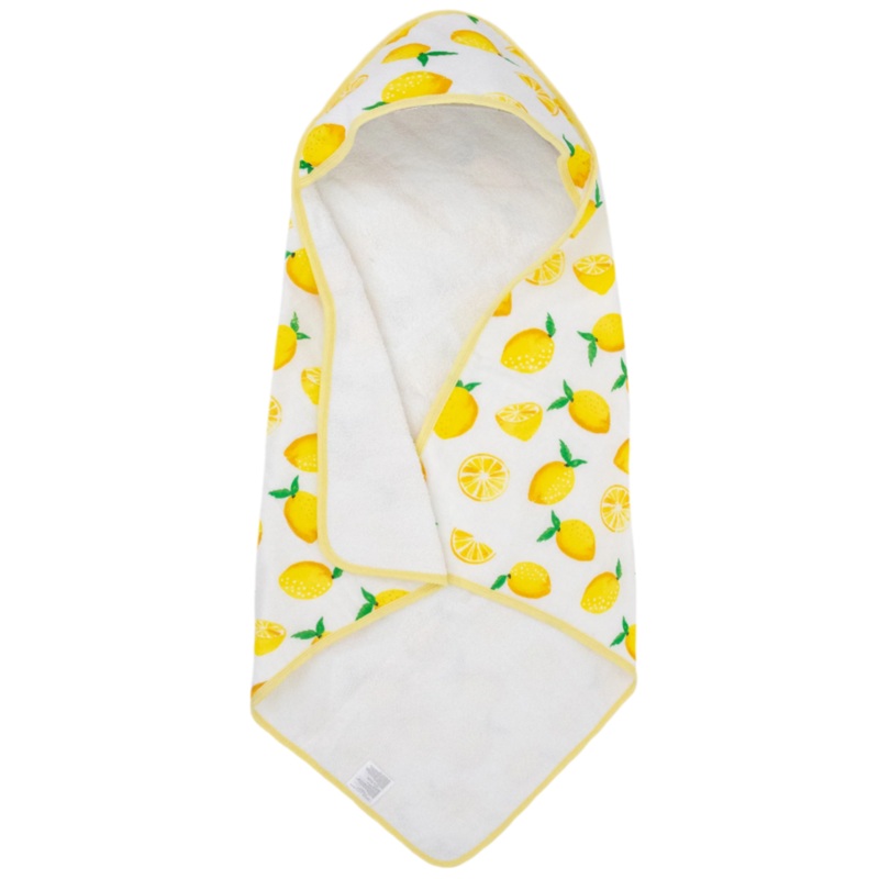 Infant Hooded Towel – Lemon