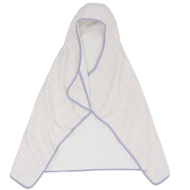 Toddler Hooded Towel – Unicorn Stripe