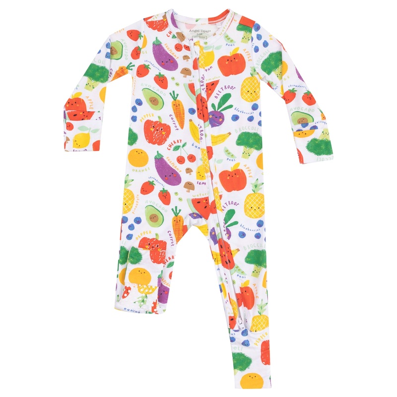2 Way Zipper Footie – Eat The Rainbow