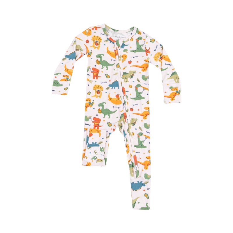 2 Way Zipper Romper – Veggie Dinos