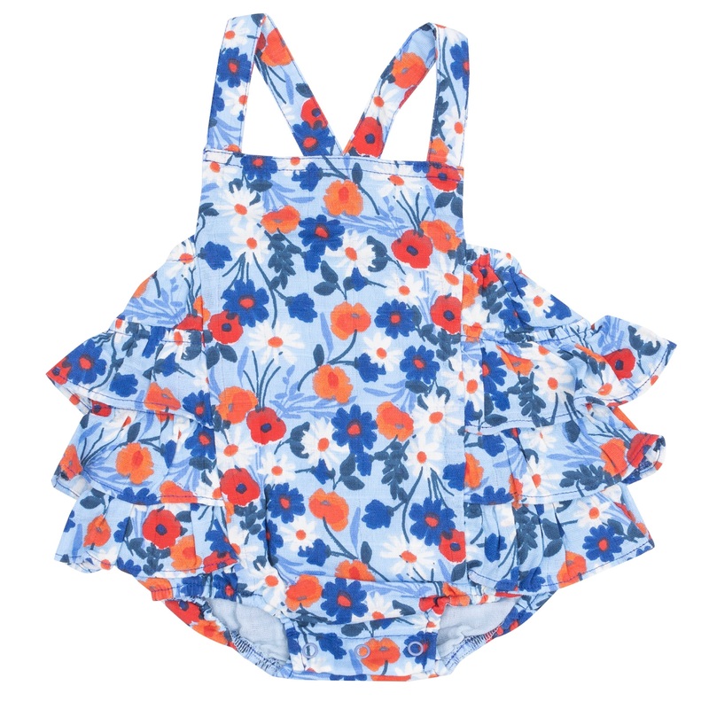 Ruffle Sunsuit – Poppy Days