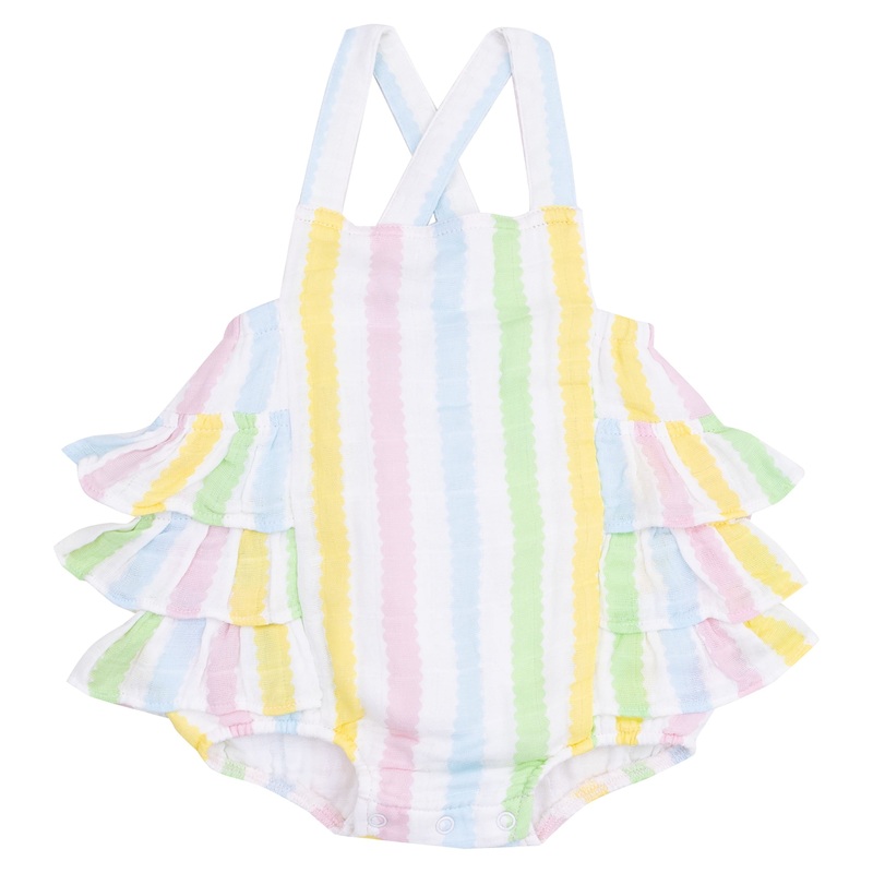 Ruffle Sunsuit – Ric Rac Stripe