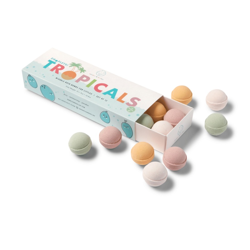 All-Natural Mini Bath Bombs – Tropical Scents
