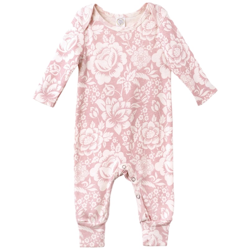 Vintage Rose Cotton Romper