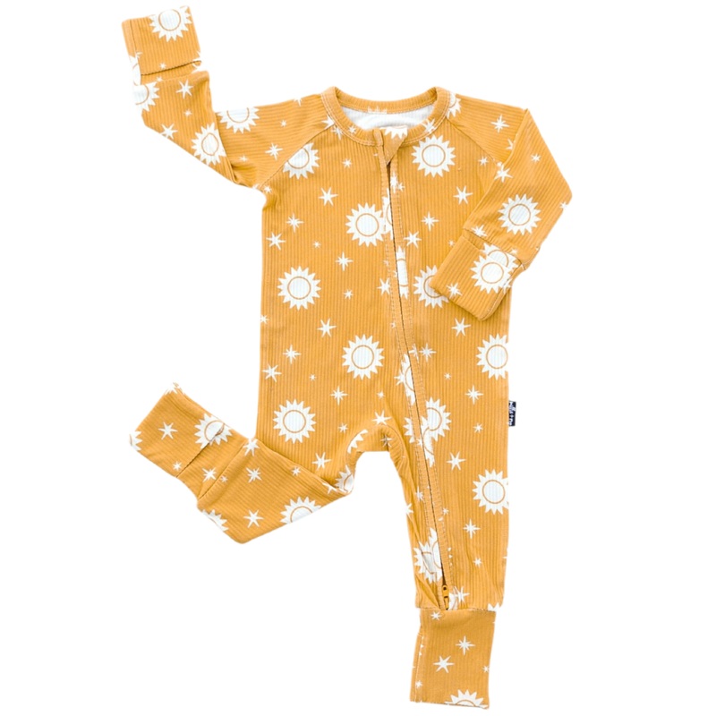 ZIP ROMPER – Sunshine Ribbed